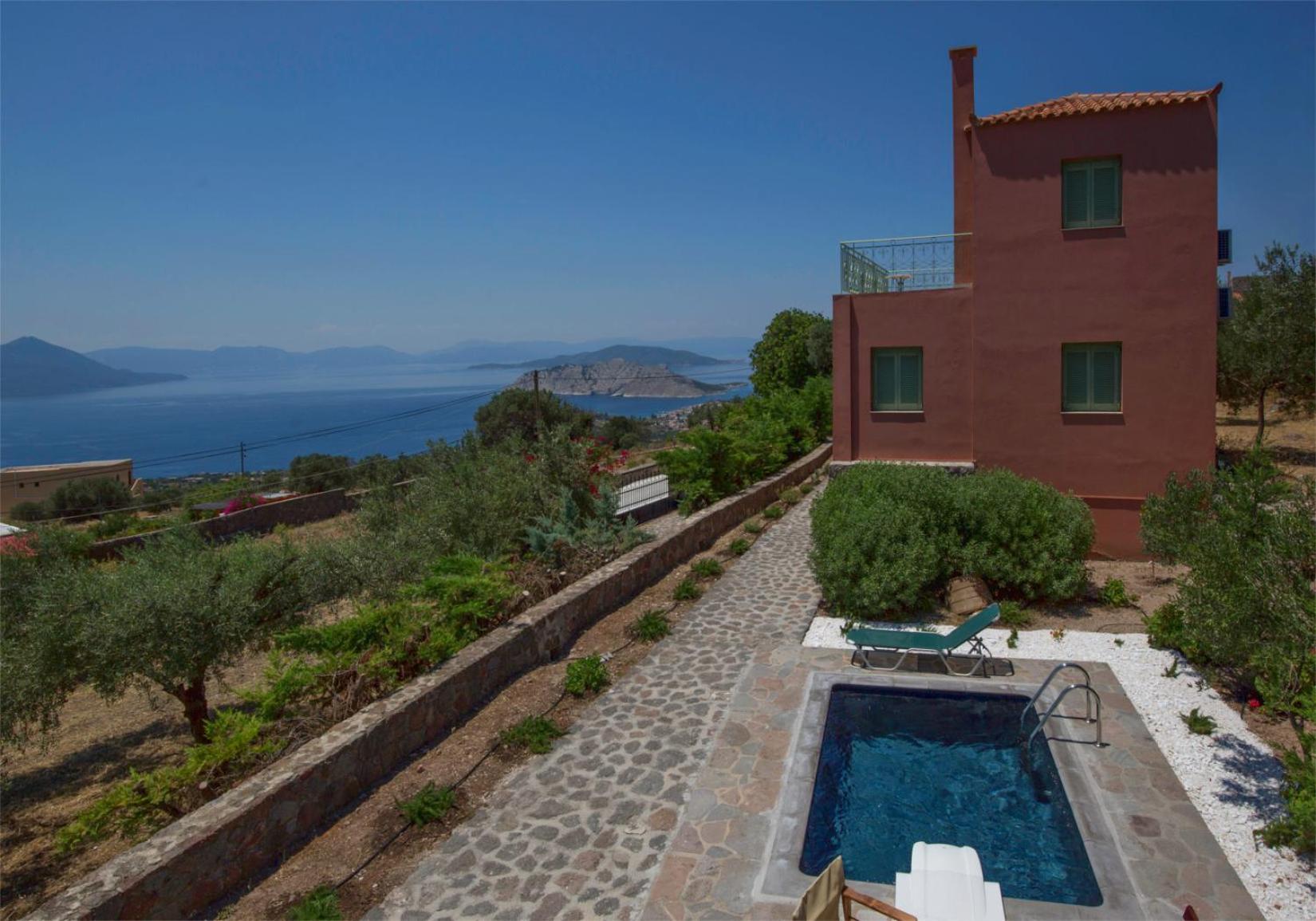 Вилла Aegina Colors Sfentouri Экстерьер фото