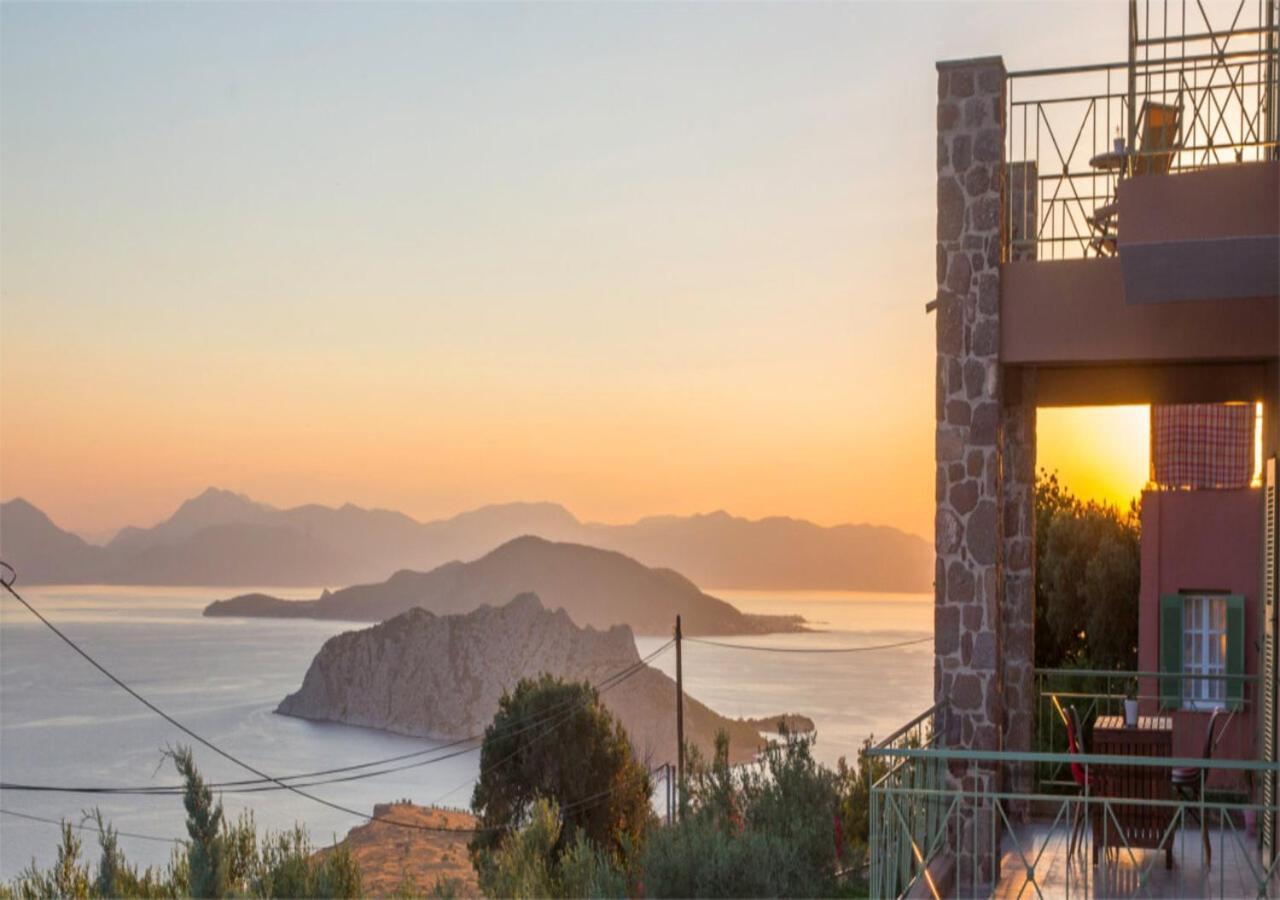 Вилла Aegina Colors Sfentouri Экстерьер фото